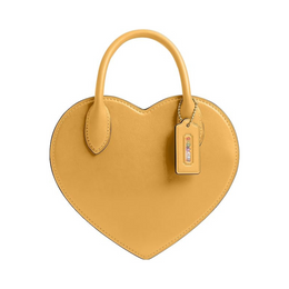 Coach Heart Crossbody Bag – Regenerative Glovetanned Leather, Versatile Fun Design, Compact Organizer