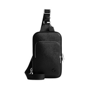 Coach Felix Sling Bag – Black | Crossgrain Leather Compact Luxury Sling