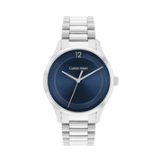 Calvin Klein Iconic Unisex Quartz Watch – 40mm Stainless-Steel Case with Bracelet