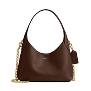 Coach Brooklyn Shoulder Bag 23 – B4/Maple Natural Grain Leather Hobo Crossbody Handbag