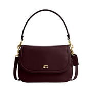 Coach Legacy Shoulder Bag – Merlot Refined Pebble Leather Handbag with Versatile Straps