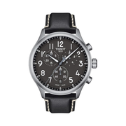 Tissot Chrono XL Men’s Quartz Watch – Anthracite Dial, Leather Strap (T116.617.16.062.00)