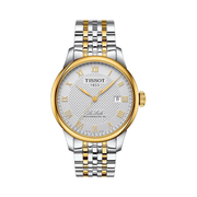 Tissot Le Locle Powermatic 80 Automatic Watch – 39.3mm Stainless Steel with Yellow Gold PVD