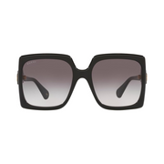 Gucci Square Sunglasses GG0876S – Black Frame, Grey Gradient Lens, 60mm