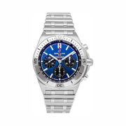 Breitling Chronomat B01 42mm Blue Dial Automatic Chronograph Men's Watch AB0134101C1A1