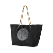 Tory Burch Women's Ella Chain Leather Tote Bag | Elegant Designer Handbag