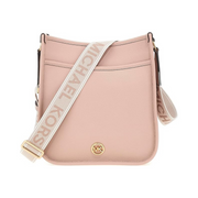 Michael Kors Women’s Messenger Bag – Leather Crossbody with Gold-Tone Hardware