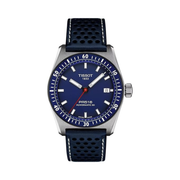 Tissot PR516 Powermatic 80 – 38mm Automatic Watch with Stainless Steel Case & Leather Strap