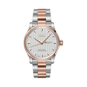 MIDO Multifort Chronometer – Swiss Automatic Men’s Watch | COSC Certified, 42mm Silver Dial, Rose-Gold PVD – M0054312203100