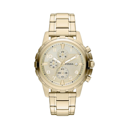 Fossil Men’s Dean Quartz Gold Stainless Steel Chronograph Watch