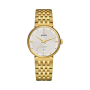 Rado Florence Automatic Gold – Unisex 39mm Swiss Automatic Watch | Sapphire Crystal, 80-Hour Power Reserve