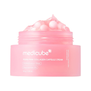 medicube PDRN Pink Collagen Capsule Cream – Lightweight Moisturizer for Glass Glow Skin (1.94 oz)