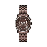 Michael Kors Bryant Women’s Chronograph Watch MK7559 – 35mm Brown Stainless Steel Bracelet