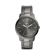 Fossil Men’s Minimalist Quartz Stainless Steel & Leather Watch