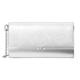 Michael Kors Mona Large Clutch – Saffiano Leather with Detachable Chain Strap
