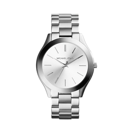 Michael Kors Slim Runway Women’s Watch – Silver-Tone Stainless Steel with Crystal Accents | MK3178