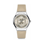 Swatch Mocha Dream Irony Sistem51 Unisex Automatic Watch – Beige 42mm