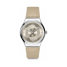Swatch Mocha Dream Irony Sistem51 Unisex Automatic Watch – Beige 42mm