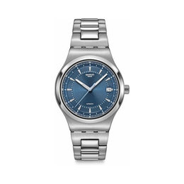 Swatch Shimmer at Dusk Irony Sistem51 Unisex Automatic Watch – Blue 42mm