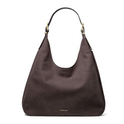 Michael Kors Nolita Large Hobo Shoulder Bag – Gold-tone Hardware / Chocolate