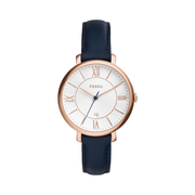 Fossil Women’s Jacqueline Quartz Three-Hand Leather Watch