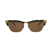 Gucci Cat Eye Sunglasses – Black Frame, Brown Lens, Made in Japan, Luxury Designer Eyewear