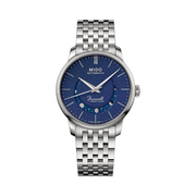MIDO Baroncelli Smiling Moon Gent – Swiss Automatic Men’s Watch  Blue Dial | 39 mm Stainless Steel Case | M0274071104000