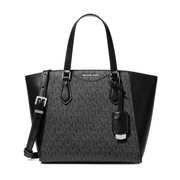 Michael Kors Taryn Small Convertible Top Zip Tote Crossbody – Black