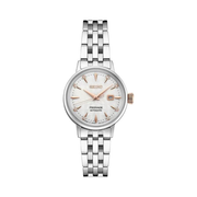 Seiko Presage Cocktail Time SRE009 Women’s Automatic Watch – Silver Stainless-Steel Bracelet, White Gloss Dial