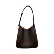 Tory Burch Thea Pebbled Leather Slouchy Shoulder Bag – Black or Tiramisu