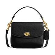 Coach Cassie Crossbody 19 – Polished Pebble Leather, Signature Turnlock, Versatile Strap Design