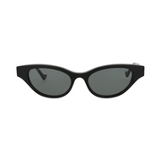 Gucci Women’s Narrow Winged Cat Eye Sunglasses – Black with Grey Lenses