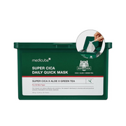 Medicube Super Cica Daily Quick Facial Masks (30 Sheets) – 60-Second Soothing & Hydrating Sheet Masks with 88% Centella Asiatica – Instant Cooling, Moisture & Vegan Korean Skincare