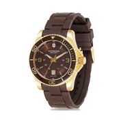 Victorinox Swiss Army Maverick GS Men’s Watch – Brown Dial & Rubber Strap