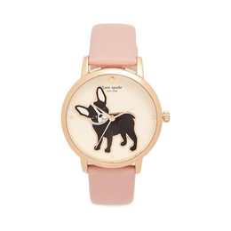 Kate Spade New York Metro Women’s Novelty Quartz Watch with Leather Strap (38mm)