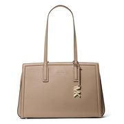 Michael Kors Laila Medium Tote Bag – Gold-tone Hardware / Birch