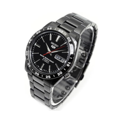 Seiko 5 Men’s Automatic Watch – SNKE03 Stainless Steel, Day-Date, Skeleton Caseback, 36mm