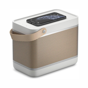 Bang & Olufsen Beolit 20 Portable Bluetooth Speaker – 70W Powerful Audio, Wireless Qi Charging, Grey Mist