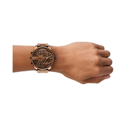 Diesel Mr. Daddy Slim Men’s Watch – 54mm Brown Stainless Steel Case with Date Display | DZ7493