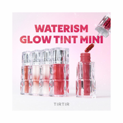 TIRTIR Mini Waterism Tinted Lip Gloss #01 Mauve Rose | 12H Long-Lasting, Non-Sticky Lip Tint | Moisturizing Gloss for Lips & Cheeks | Korean Beauty Gift for Women