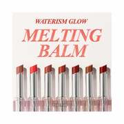 TIRTIR Waterism Glow Melting Balm | Hydrating, Plumping, Non-Sticky Lip Balm, 04 Fig Peach