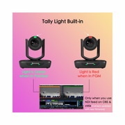 AVKANS AI Auto Tracking NDI 6 Camera | 20X Zoom PTZ Live Streaming Camera (NDI HX2 & NDI HX3)