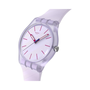 Swatch Lavendaze Unisex Biosourced Quartz Watch – Purple 41mm