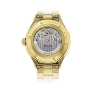 MIDO Multifort Powerwind Swiss Automatic Men's Watch – Yellow Dial | 40mm Gold PVD Steel – M0404073302700