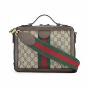 Gucci Pre-Loved Ophidia Medium Shoulder Bag – Original GG Supreme Canvas, Brown