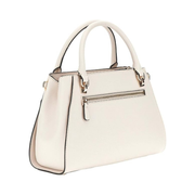 GUESS Noelle Luxury Satchel Handbag – Bone/White, One Size