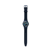 Swatch Sir Blue Gent Biosourced Unisex Quartz Watch – Blue 34mm