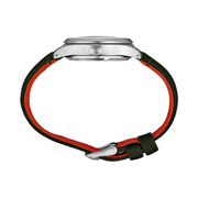 Seiko 5 Sports SRPH29 Men’s Automatic Watch – Green Dial, 4R36 Movement, Stainless Steel Case, Nylon Strap, 100m Water Resistance, Day/Date