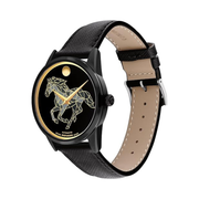 Movado Museum Classic Men’s Automatic Watch – 40mm Luxury Self-Winding Timepiece, Black Leather Strap, 3ATM