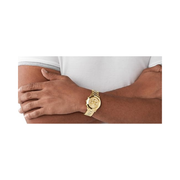 Michael Kors Oversized Slim Runway Men’s Stainless Steel Chronograph Watch – Gold-Tone | Luxury Designer Timepiece